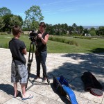 Présentation du site Saint Bernard et du vieux village pour l’émission « Le grand rendez-VOO d’été» du 22 août 2012, animée par Valentina Tosi sur VOO TV.