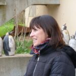 Claudine Speranza et ses pingouins ( Cliché S. Pavèse).